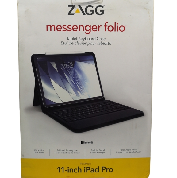 ZAGG Messenger Folio Case with Bluetooth Tablet Keyboard for iPad Pro 11" (2018) - Picture 7 of 11